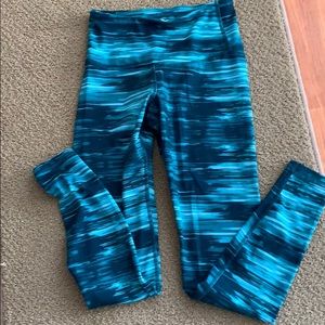 Green full length leggings